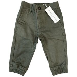 Janie and Jack Olive Green Pants